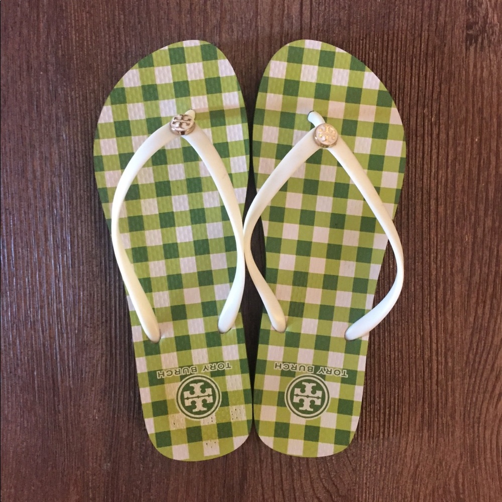 Tory Burch Flip Flops! Slightly worn